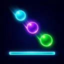 Neon Fall Rush app icon for iOS and Android