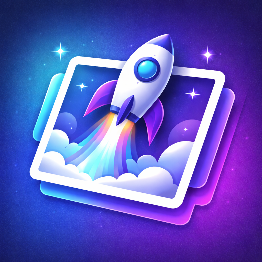 SnapLaunch app icon for iOS and Android